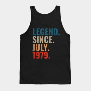 Legend since July 1979 Retro 1979 birthday shirt Tank Top